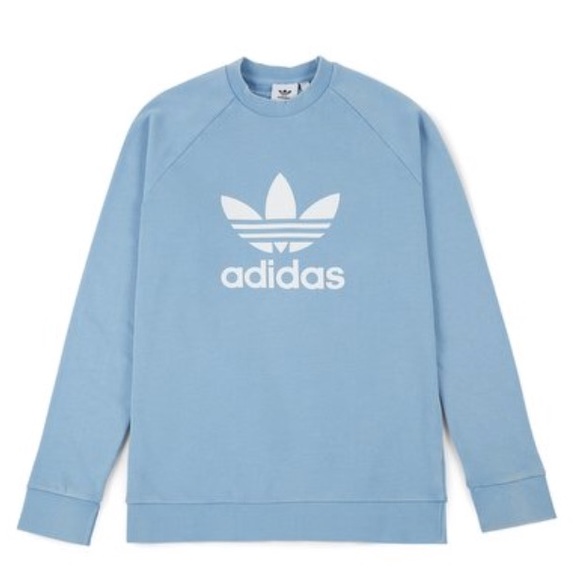 adidas crew neck blue